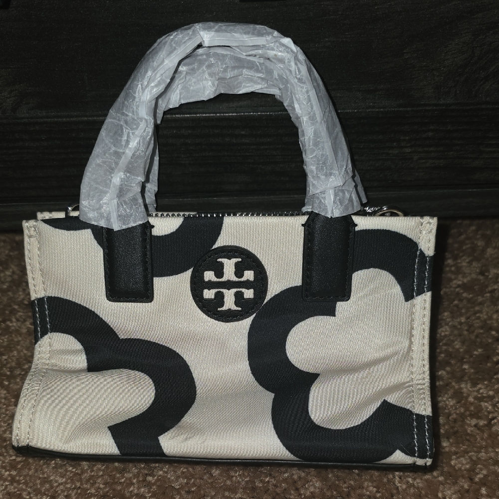 Tory Burch Ella Printed Nylon Mini Tote